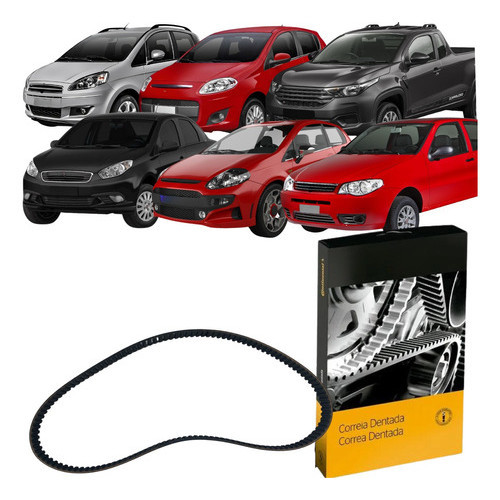 Correia Dentada Continental Palio Punto Mobi Fiorino Evo Idea Strada em Oferta na Shopee