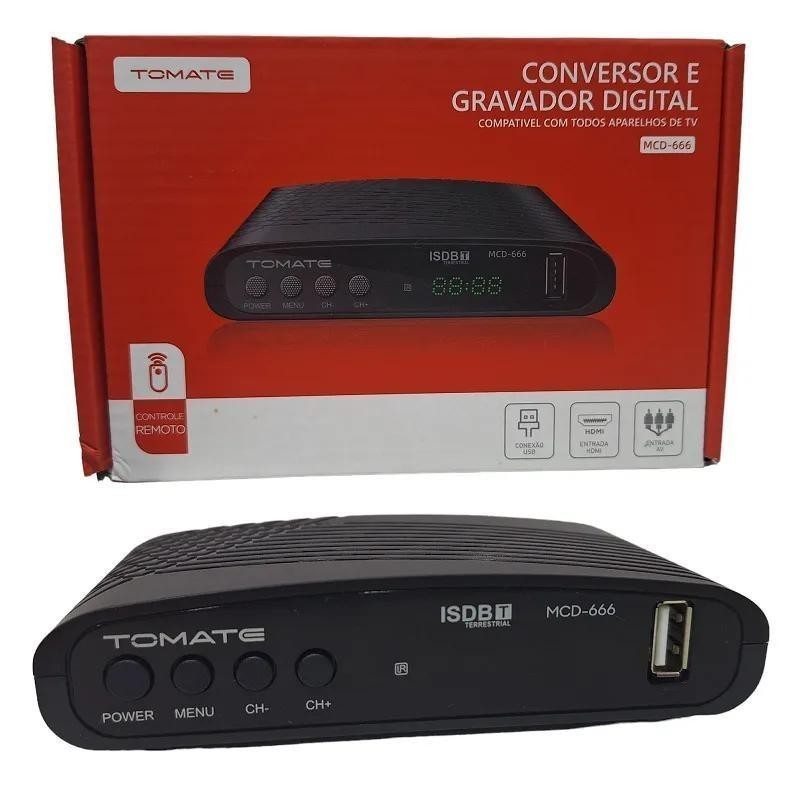 Conversor e Gravador Digital para TVs Antigas MCD-666 em Oferta na Shopee