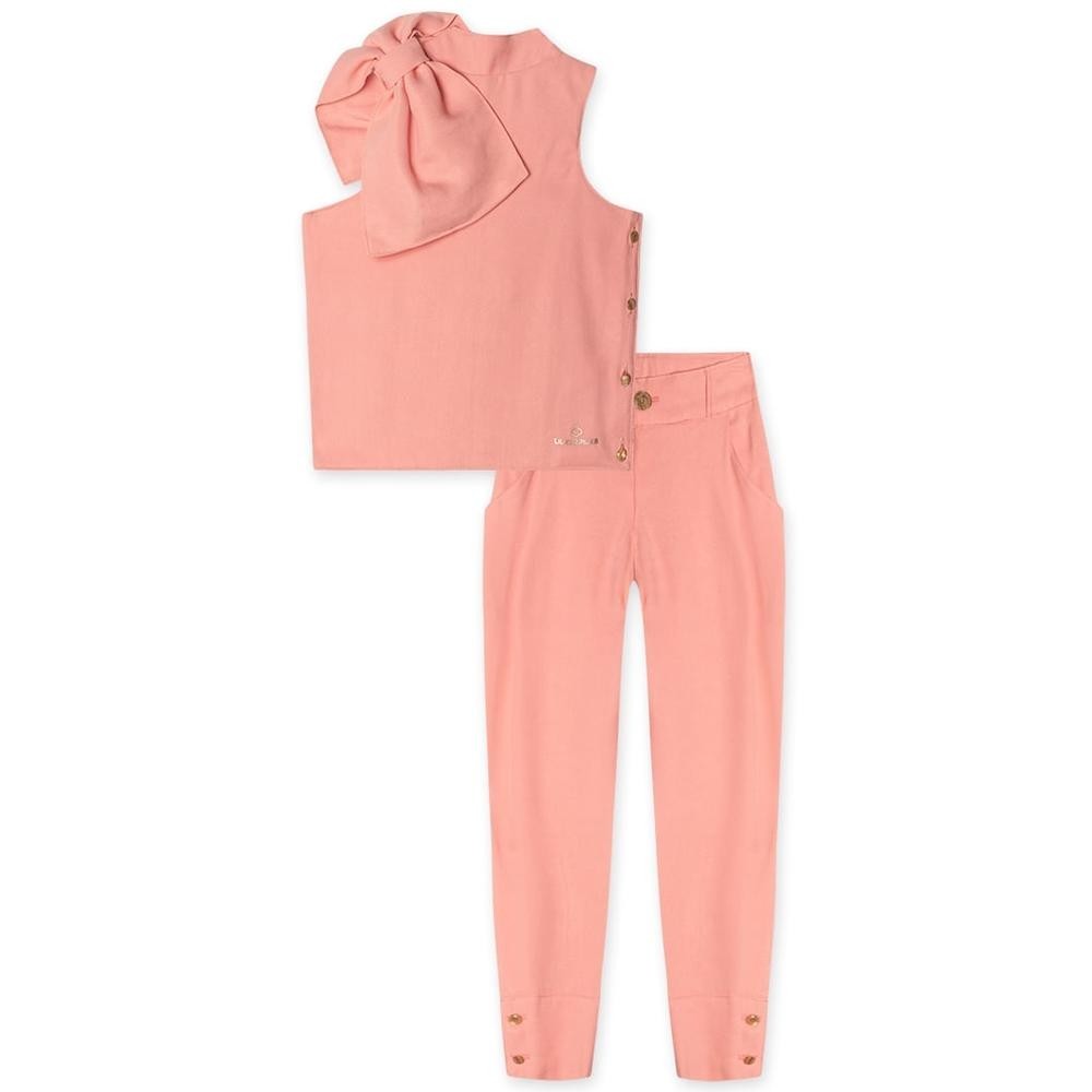 Conjunto Curto Alfaiataria Infantil Feminino Lilica Ripilica em Oferta na Shopee