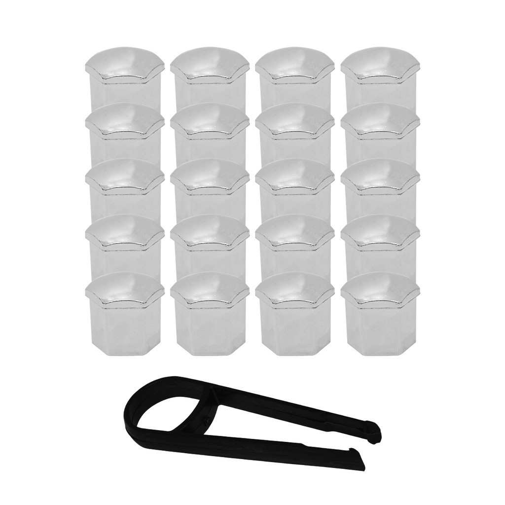 Capa de Parafuso Sextavado 17mm Cromada 20 Peças em Oferta na Shopee