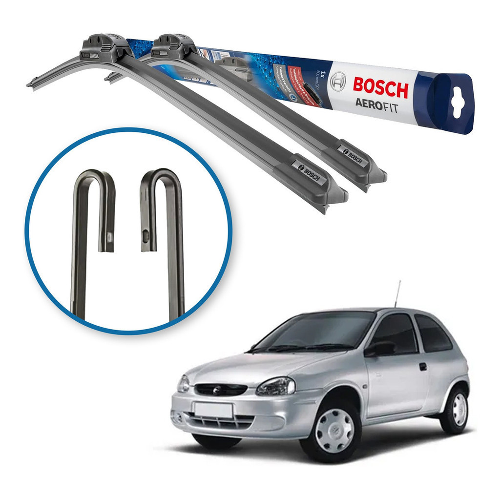 Palheta Limpador Parabrisa Bosch Gm Corsa 2001 2002 2003 em Oferta na Shopee