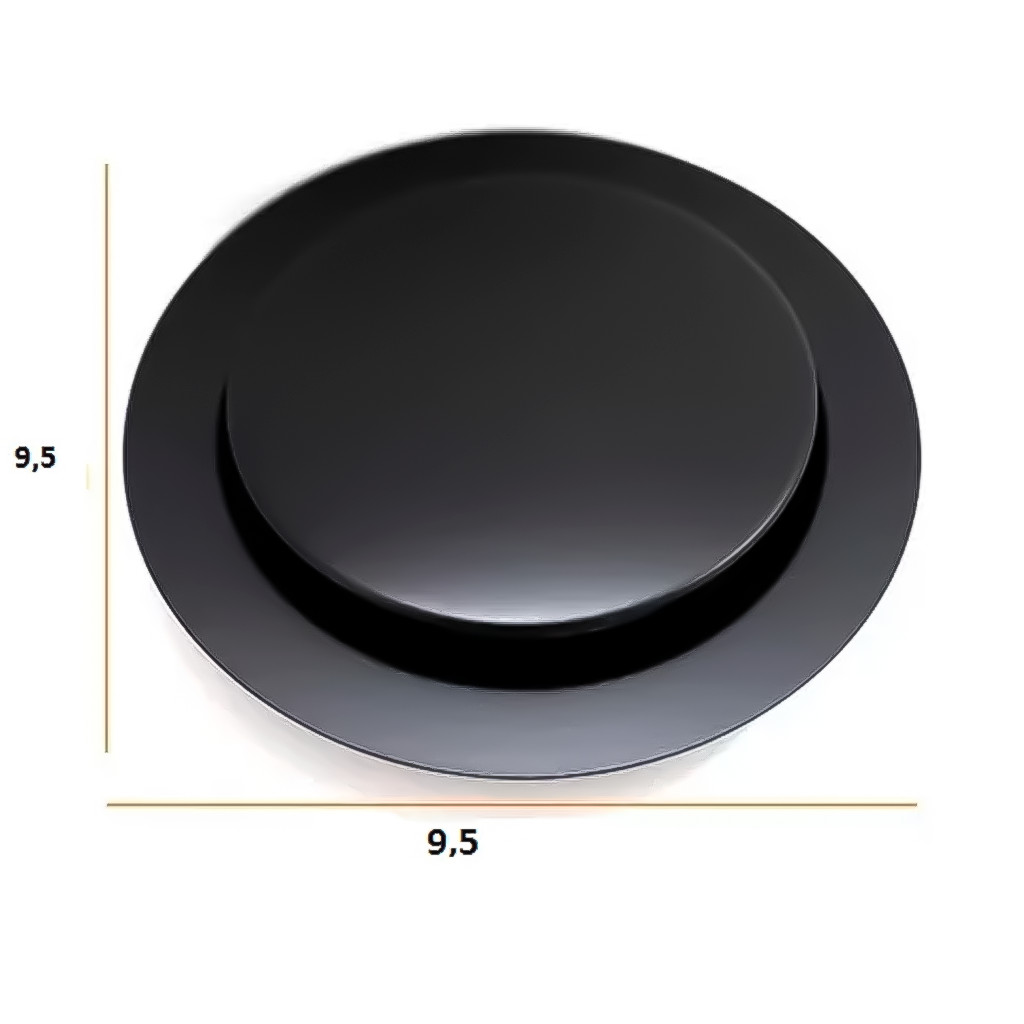 Detalhes do Ralo Click Inteligente 9,5cm Preto Banheiro Veda Cheiro Redondo