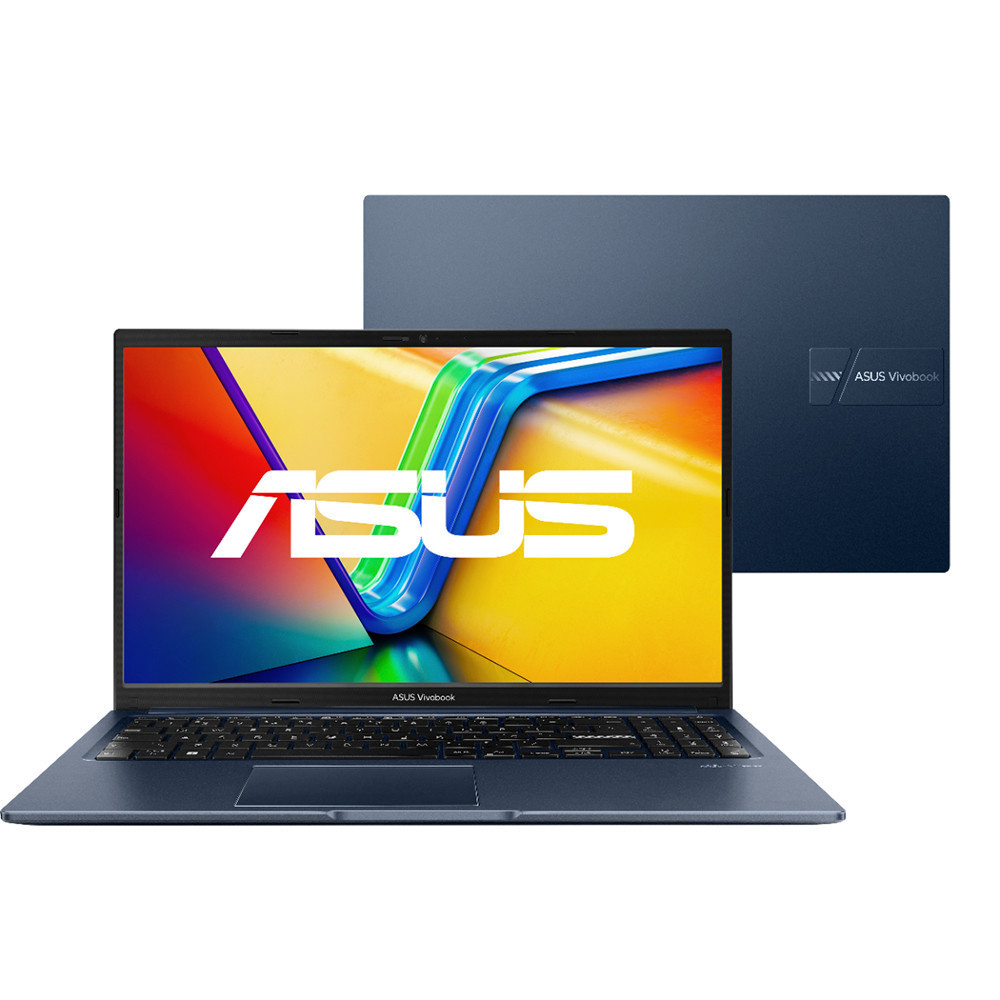 Notebook Asus Vivobook 15.6 FHD I5-12450H 8GB 256GB SSD Windows 11 Home Quiet Blue - X1502ZA-EJ1755W