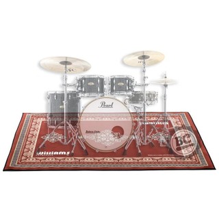 Tapete de Bateria Williams Persa medidas 2,00m X 1,60m exclusivo pra bateria acústica ou eletrônica