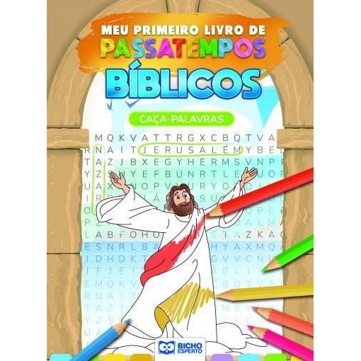 Meu Primeiro Livro de Passatempos Bíblicos - Caça-Palavras - Books & Magazines
