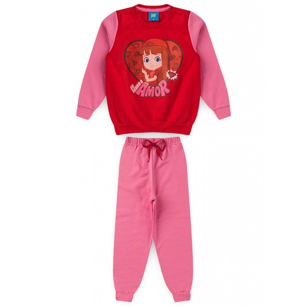 Conjunto Feminino Infantil Diamond - Luccas Neto - Baby & Kids Fashion