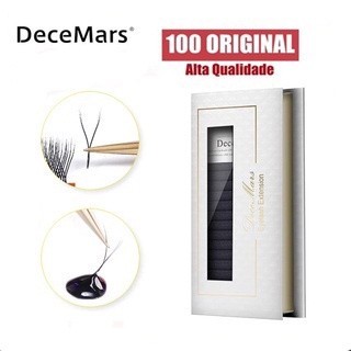 DeceMars False Eyelashes Modelo YY-Extensões De Cílios Para Alongamento Com Fibras Falsas Naturais E Volume Brasileiro