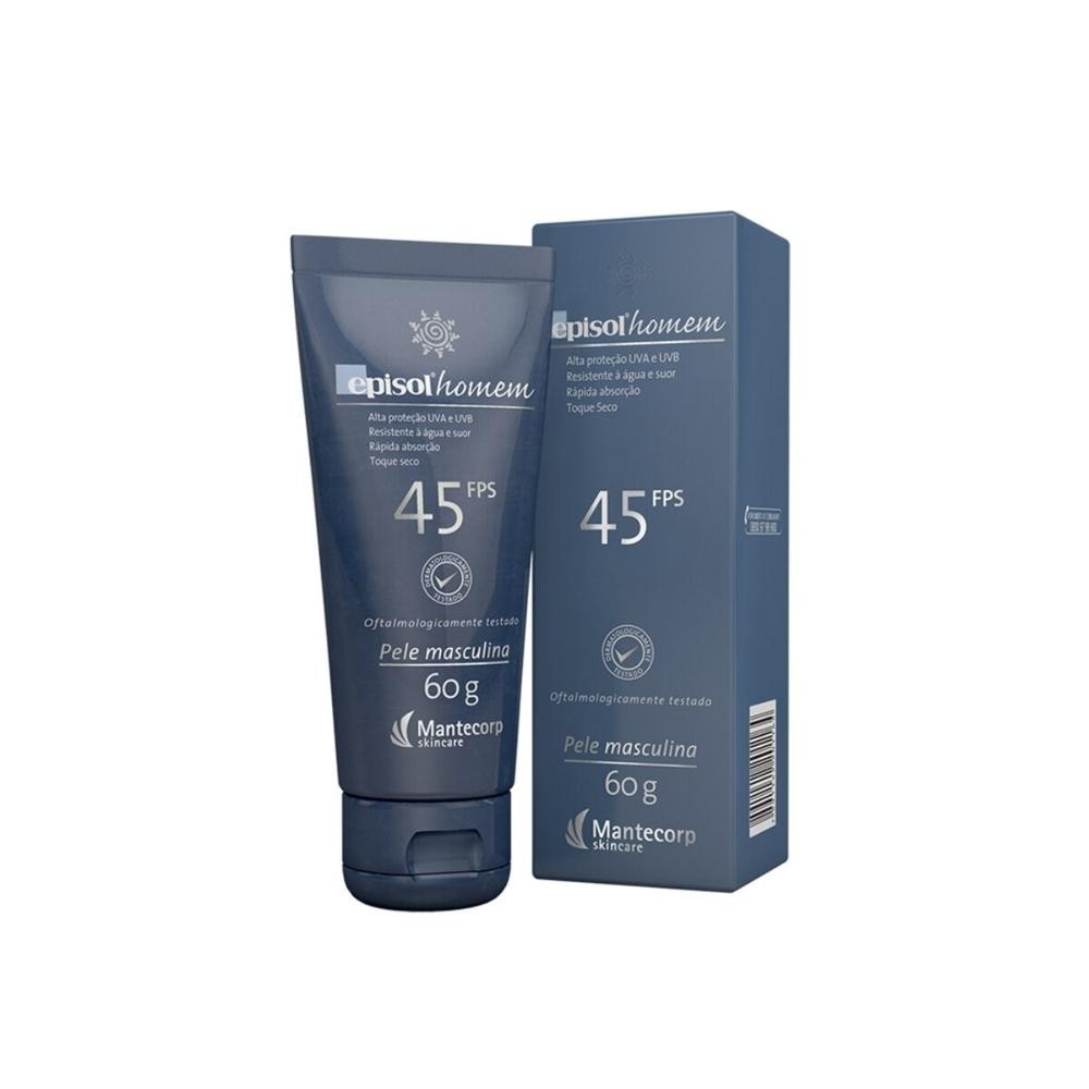 Protetor Solar Facial Episol Homem FPS45 60g
