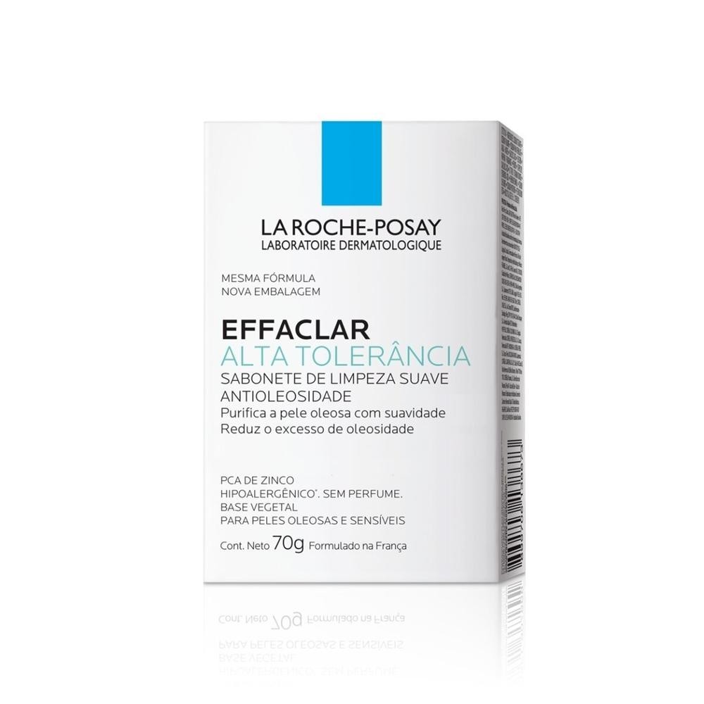 Sabonete em Barra Facial Effaclar La Roche-Posay Alta Tolerancia 70g em Oferta na Shopee