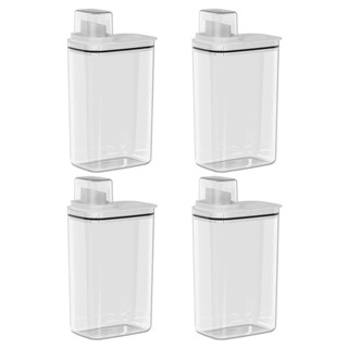 4x Dispenser Produtos de Limpeza 2,3 Litros OU Flow Branco em Oferta na Shopee
