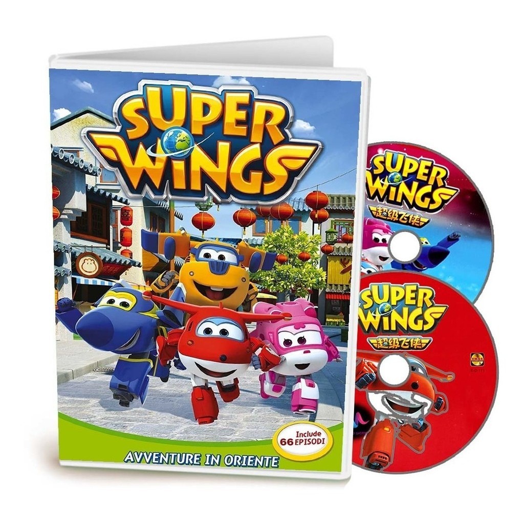 Dvd Super Wings Volume 1 E 2 Português- 2 Dvd