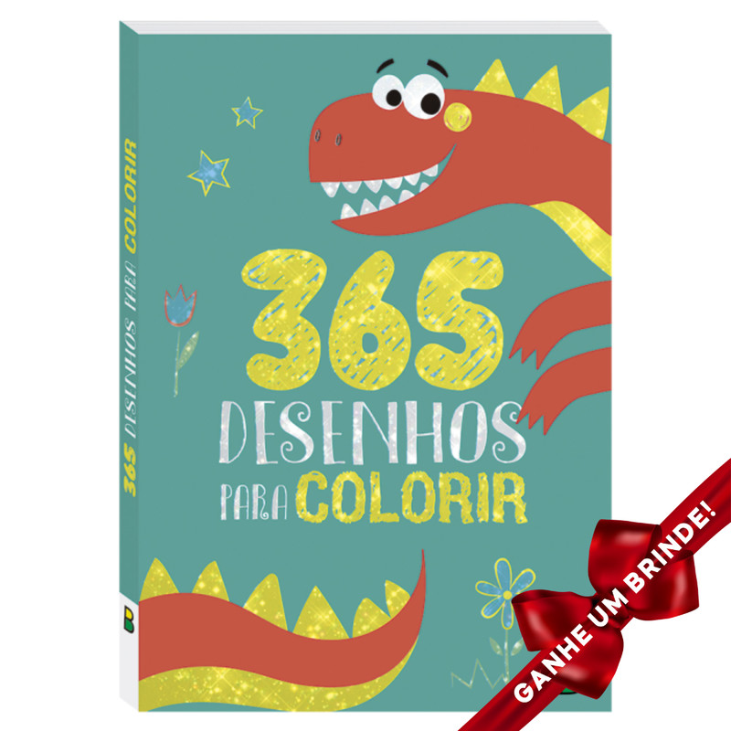 Livro 365 Desenhos para colorir (Verde) Todolivro Crianças Desenho História Brincar Pintar Colorir em Oferta na Shopee