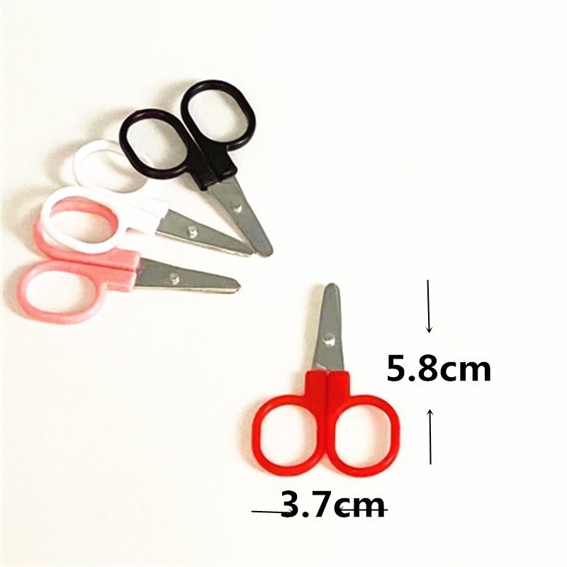 50/20/10pcs mini Tesoura Infantil Corte De Papel Artesanal De Segurança