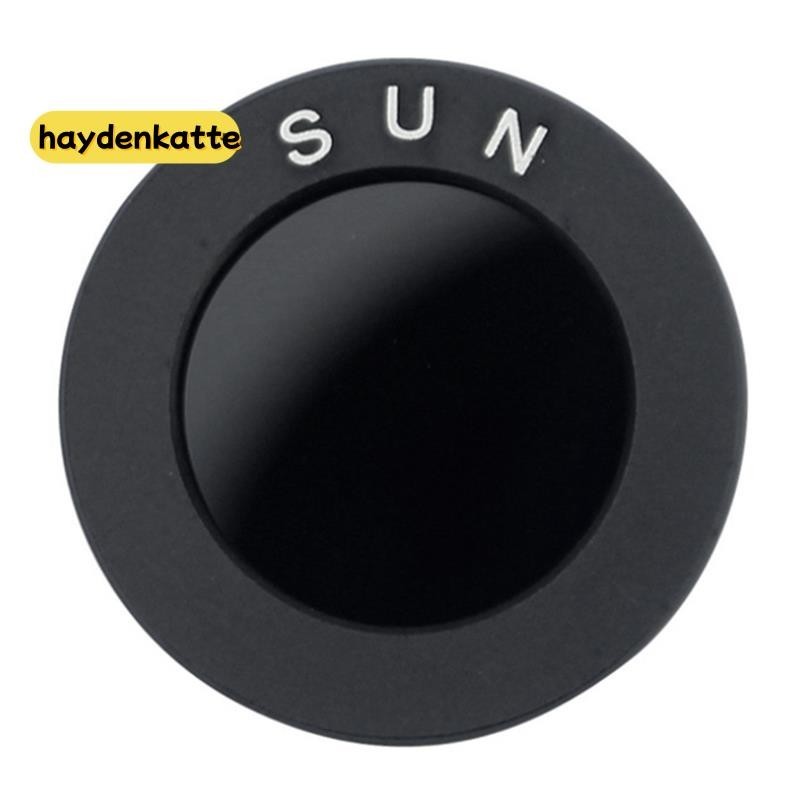 1,25 Polegadas Filtro Solar Preto Telescópio Astronômico Acessórios Óptico Lente De Vidro M28X0.6