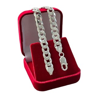 Pulseira De Prata 925 Masculina Grumet Italiana Legítima 8mm em Oferta na Shopee