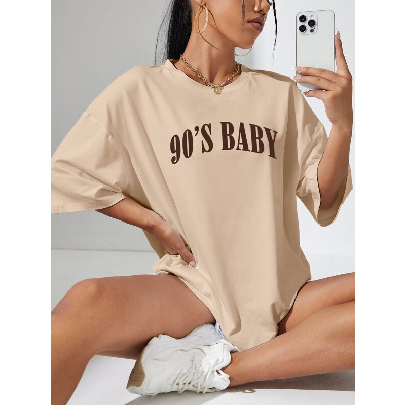 Camiseta Lançamento Feminina 90s baby vintage Estampada grafica T-Shirt Mulher Camisa Premium Novidade