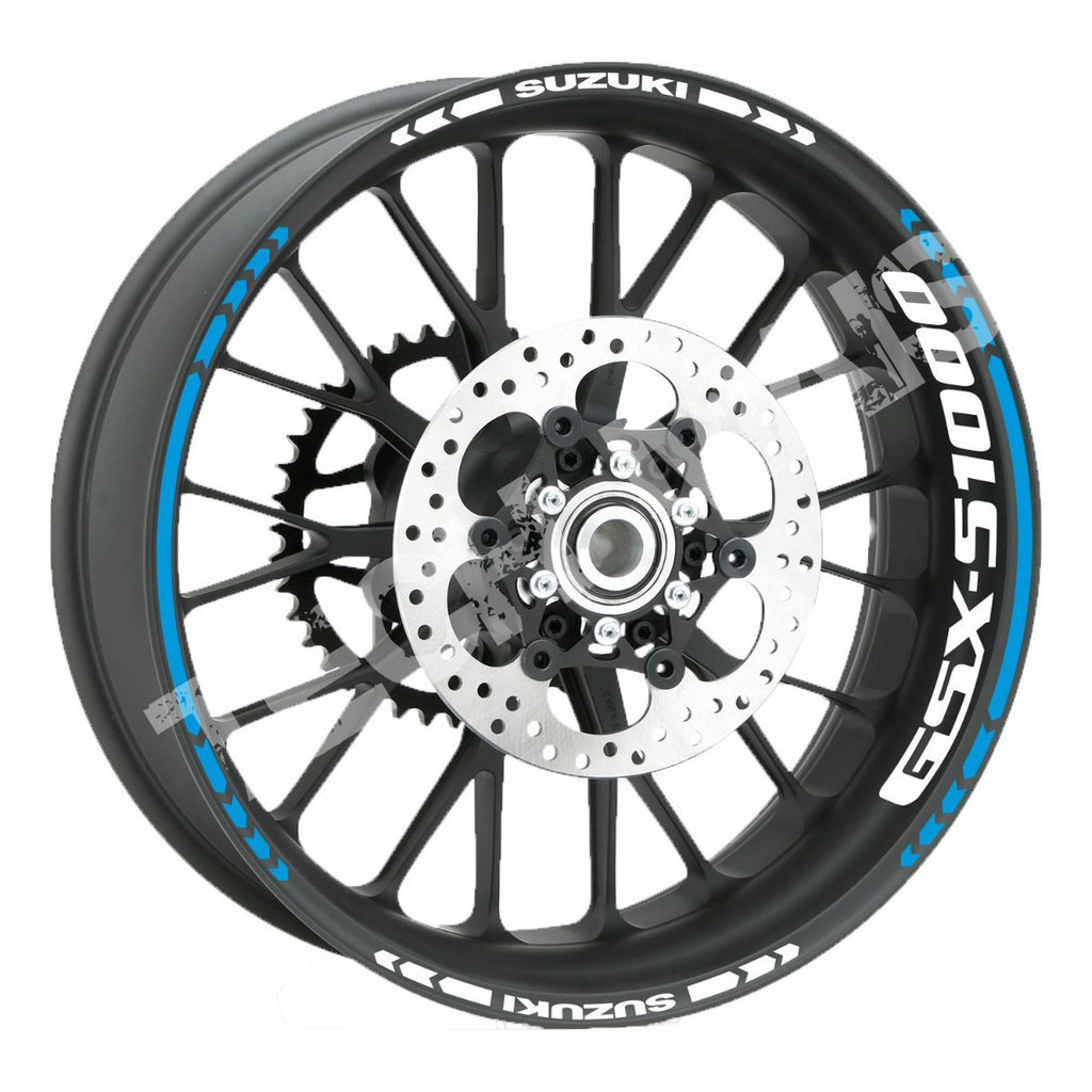 Kit Adesivos Refletivo Para Rodas, Frisos De Moto Suzuki Gsx-s1000 Gsxs 1000 Gsx s1000
