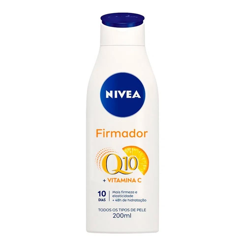 NIVEA HIDRATANTE FIRMADOR Q10 + VITAMINA C COM 200ML - Beauty