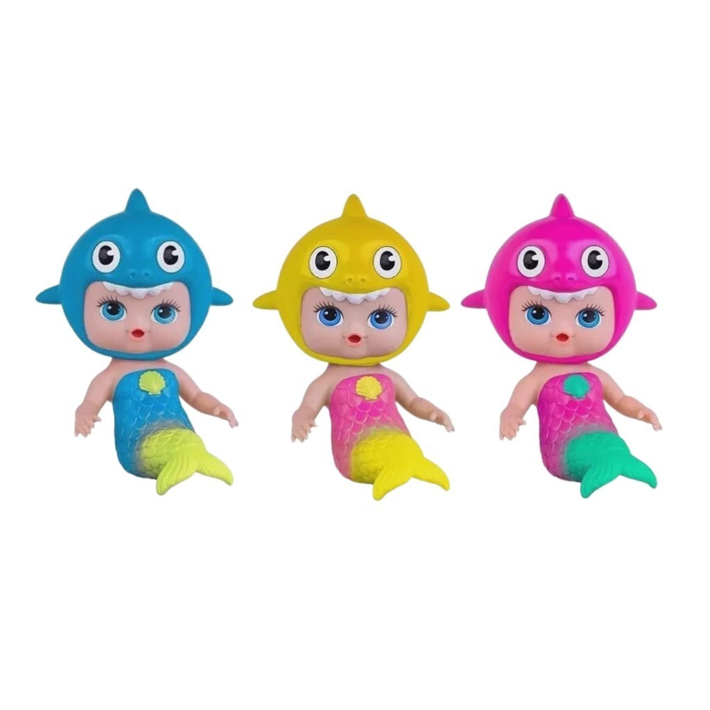 Boneca Acqua Toy's Mar Tubarãozinho Sortido e Unitário Super Toys - 477 - Mom & Baby