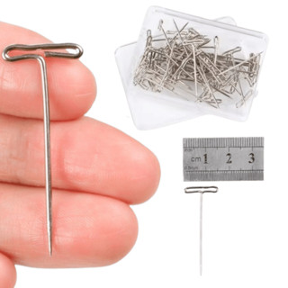 50 Alfinetes Agulha Em T Pino Perucas Front Full Lace tecido fixar penteados em Oferta na Shopee