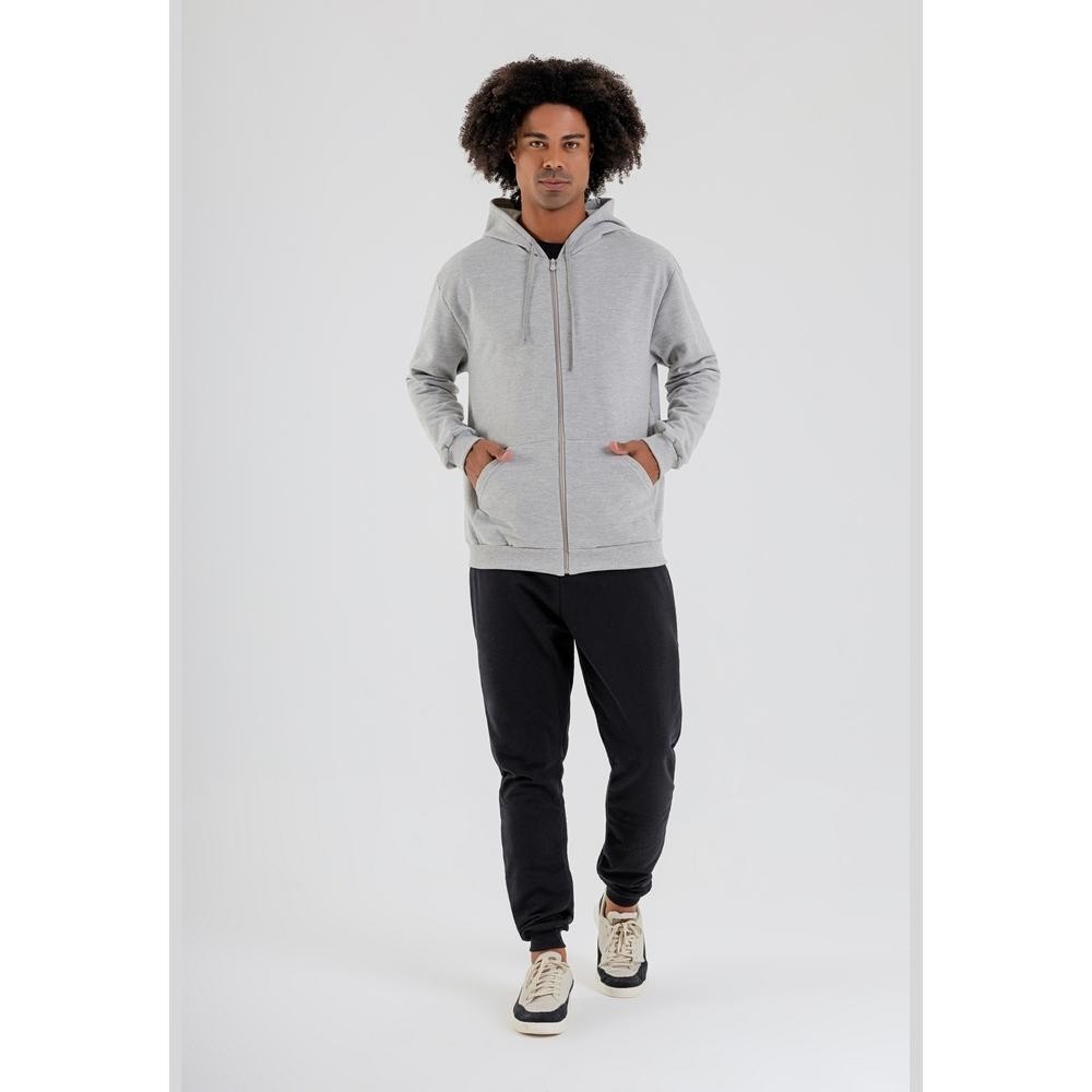 Jaqueta Básica Masculina em Moletom Just Basic em Oferta na Shopee