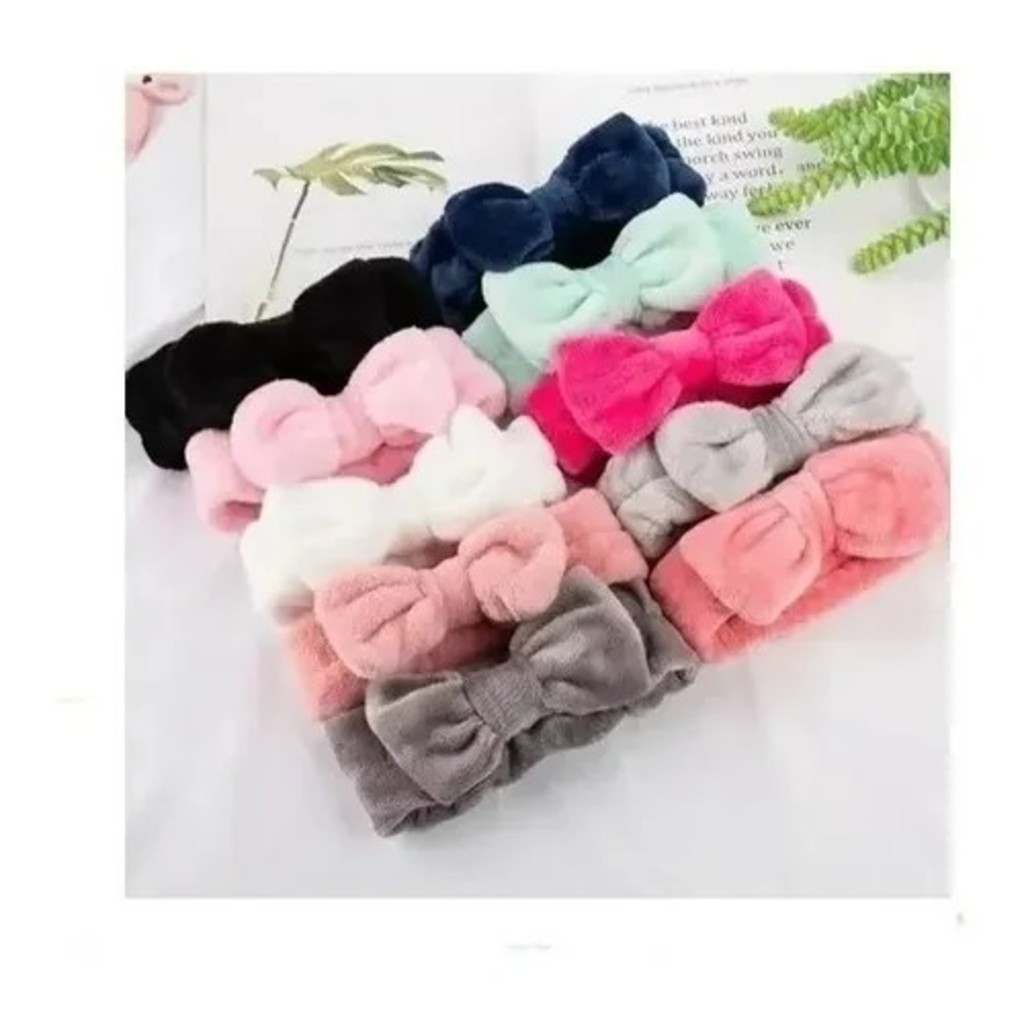 Faixa de Laço Maquiagem Makeup Tiara Cabelo Rosto Limpo faixa para maquiagem — imagem 2 de 2