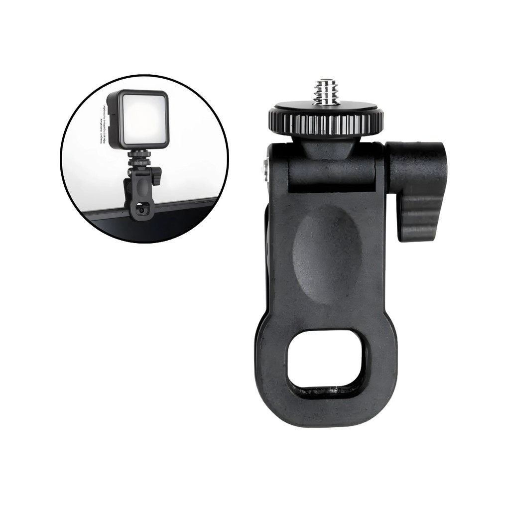 Mini Adaptador Clip para Celular Iluminadores e Microfones 7cm