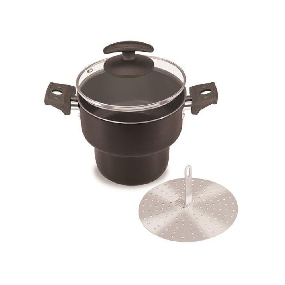 Cuscuzeiro 14 com Tampa de Vidro Black 610014 - Fortaleza