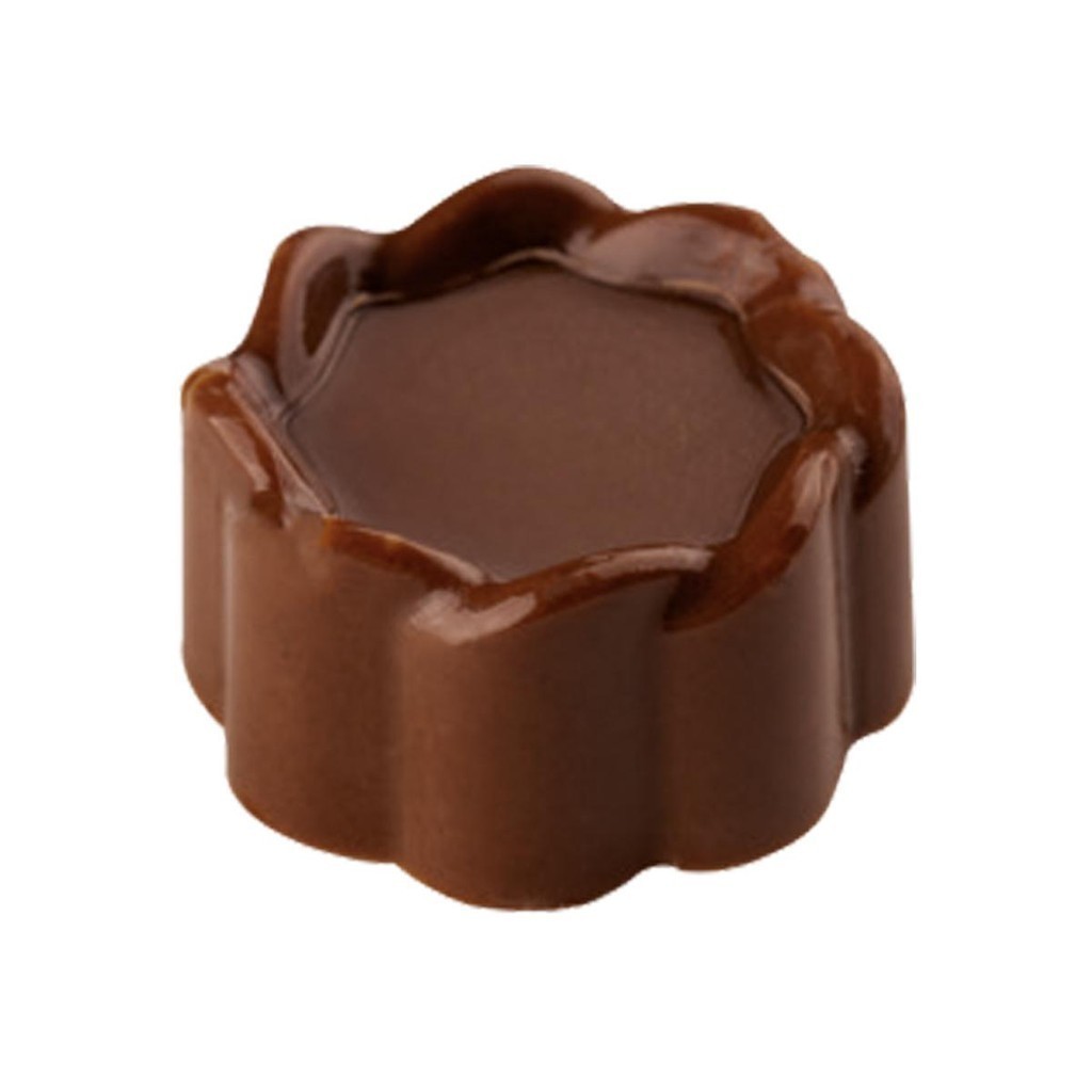 Forma para Bombons de Chocolate 21 cavidades Florescer 9g cada Em Poliestireno