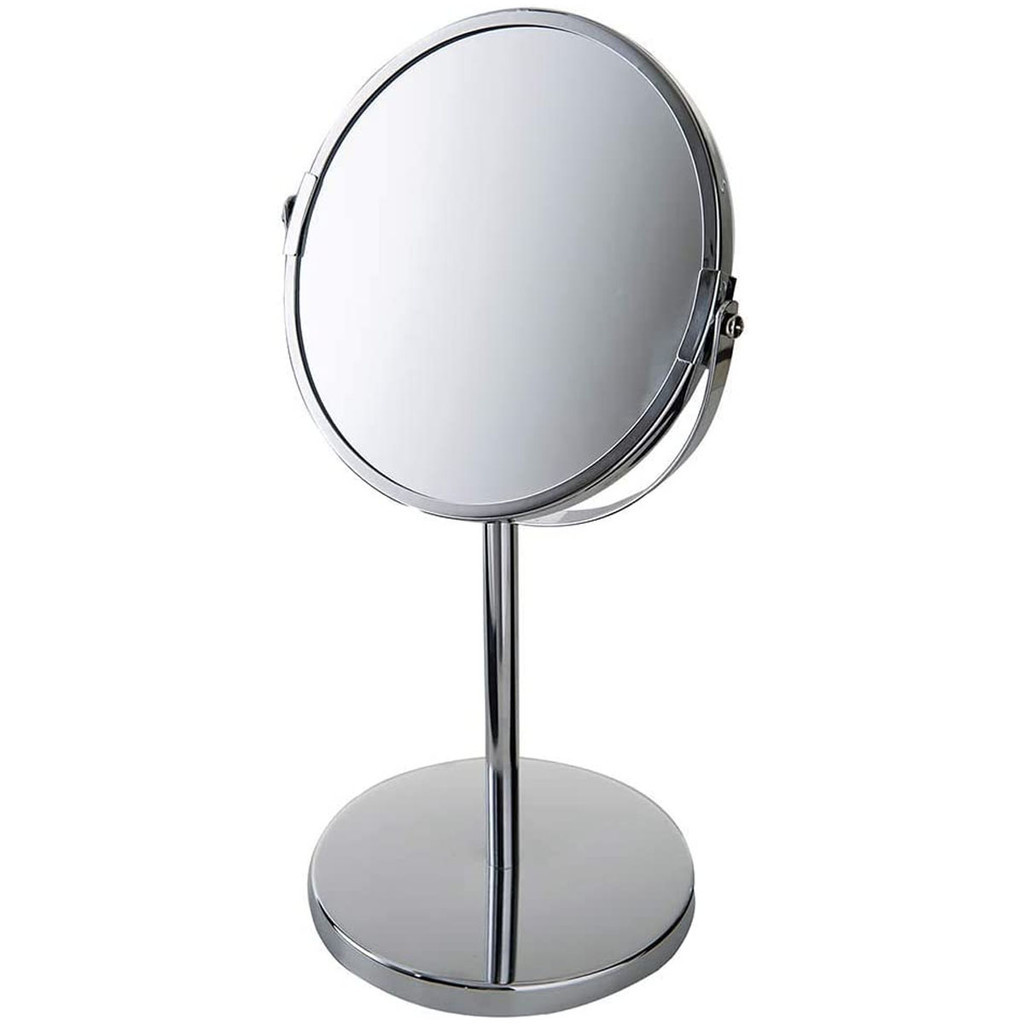 Espelho de Mesa Maquiagem Dupla Face com Aumento Mor Ref8481