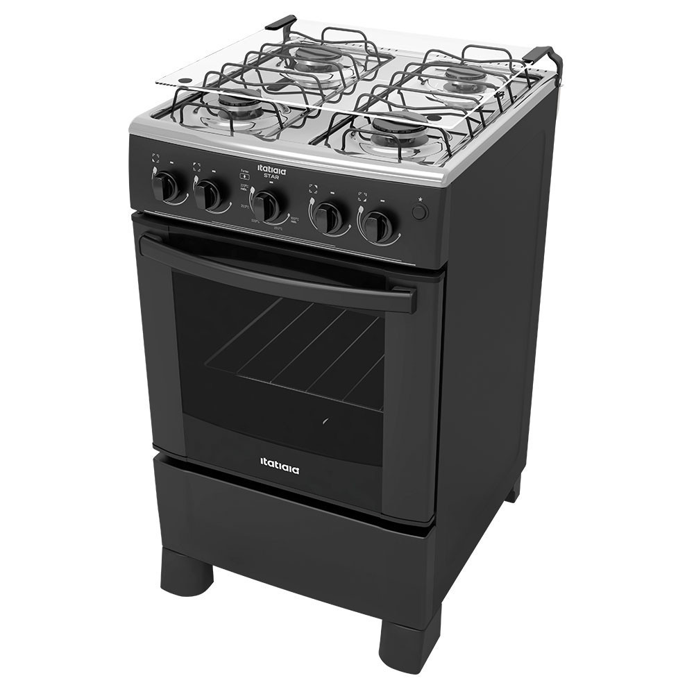 Fogão de Piso Itatiaia Star 4 Bocas com Acendimento Automático em Oferta na Shopee