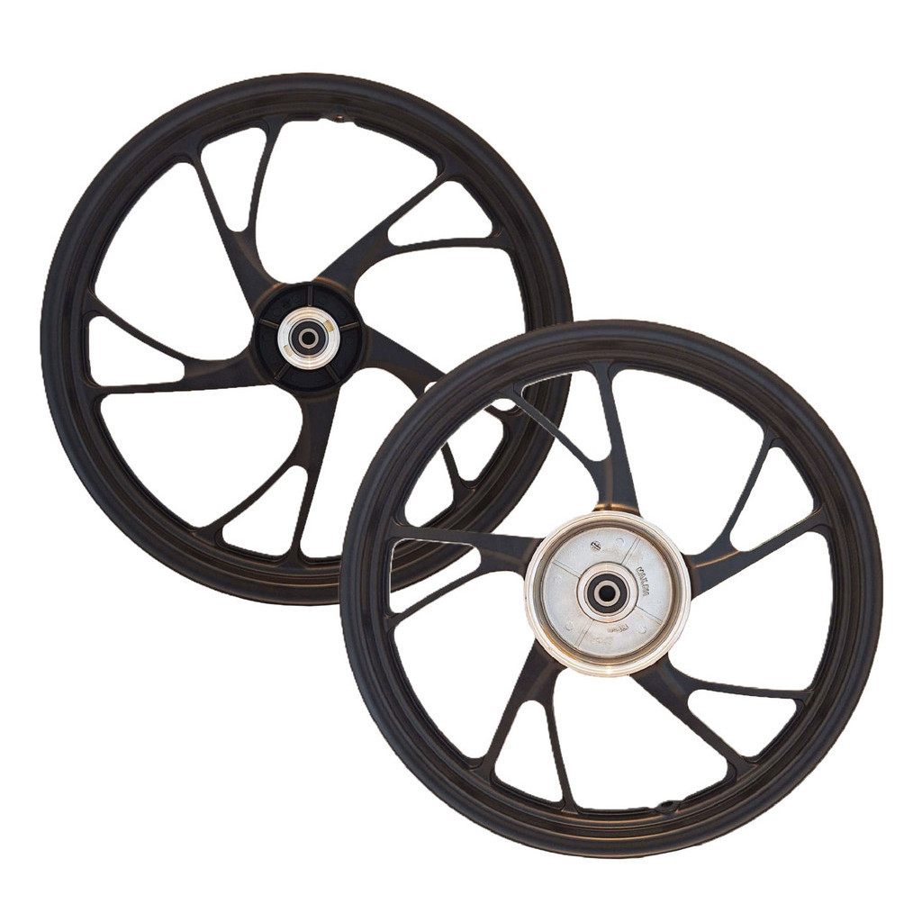 Par de Rodas de Liga Leve Cg 150 Start Esd / Cg 150 Titan Esd (Pé de Galinha) Disco