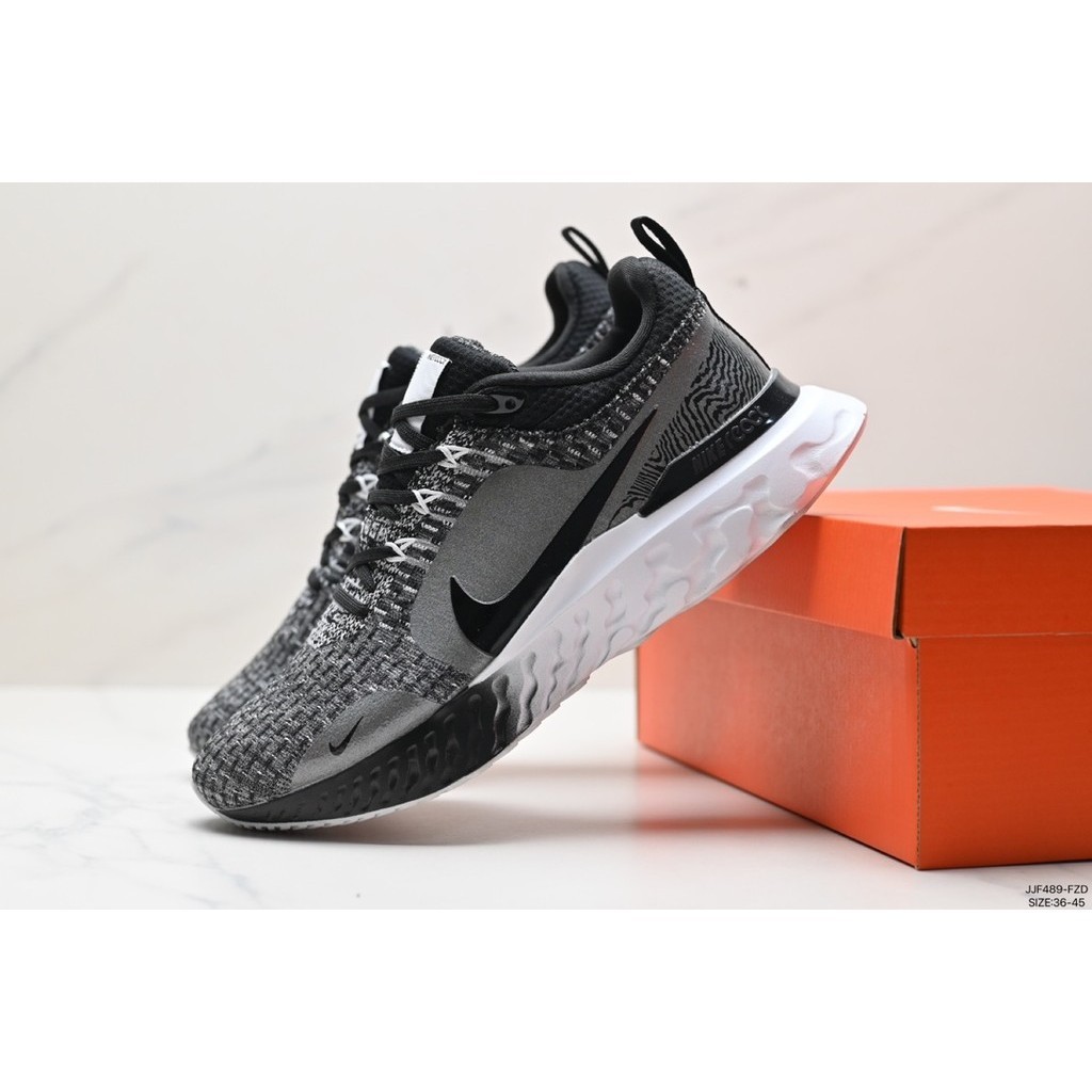 Tênis Original De REACT INFINITY RUN FK 3 Ruiya Funcional Vento Rápido Fora De Estrada Amortecedor De Calçados Esportivos Sapatos Casuais Respiráveis De Corrida Antiderrapantes E Resistentes Ao Desgaste