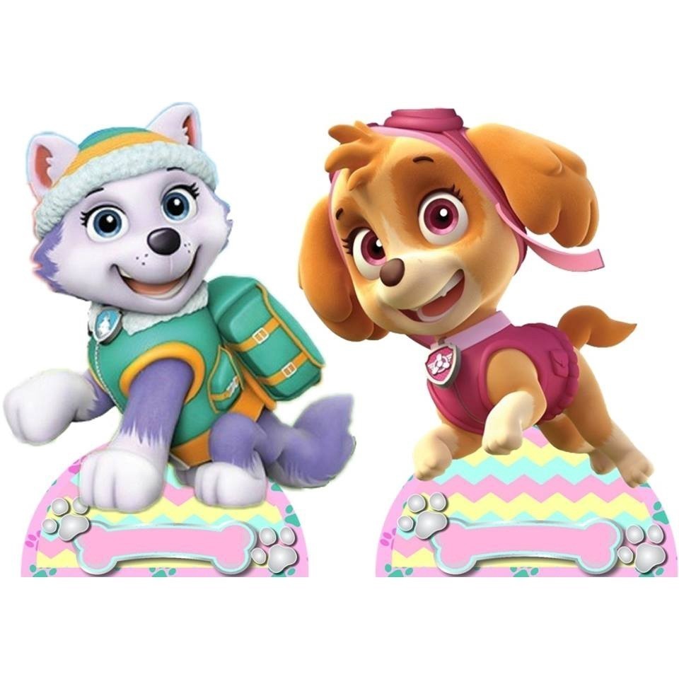 sky e everest kit decoração de festa infantil 4 display de 20cm