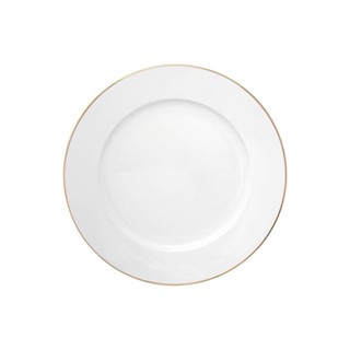 Prato De Sobremesa De Porcelana Branco Fio De Ouro Royal 20cm - Hauskraft em Oferta na Shopee
