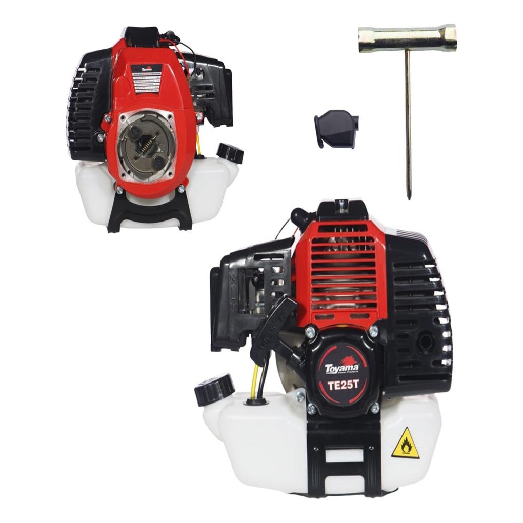 Motor Toyama Te25t 2 Tempos 2.5hp Com 52cc Para Roçadeira