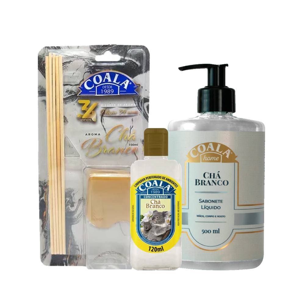 Kit Coala Home Chá Branco - Home & Living