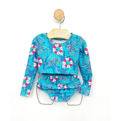Conjunto Biquini Menina Proteção UV Boia Coqueiros - Kamylus