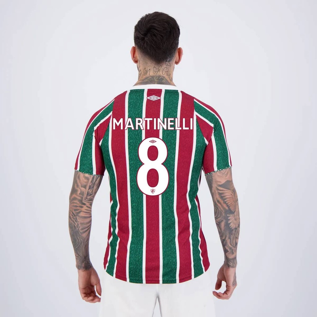 Camisa Umbro Fluminense I 2024 Martinelli 8 - Sports & Outdoors
