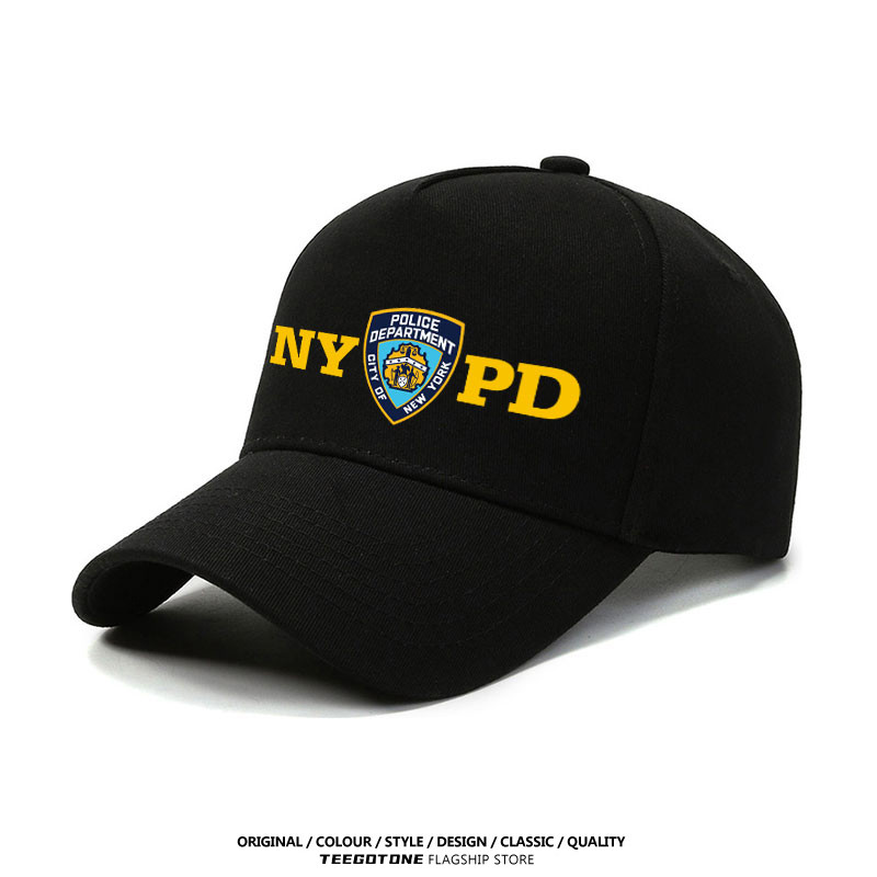 NYPD New York PL Identificação Entusiastas Militares Táticos Ciclismo Ao Ar Livre Sombrinha Chapéu De Beisebol Masculino