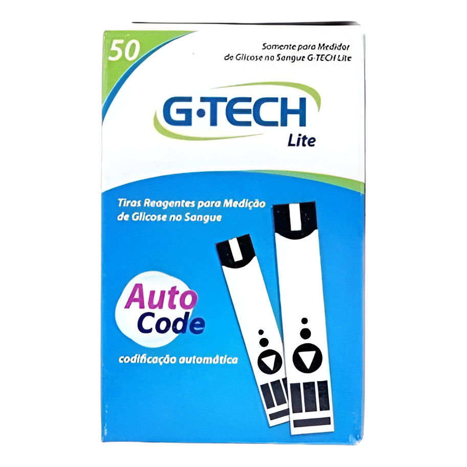 Tiras Reagentes P/ Medição De Glicose G-tech G-tech Lite