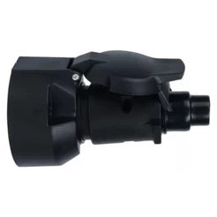 Kit Tomada Elétrica Engate Carretinha Carro Redonda 6 Polos Completa
