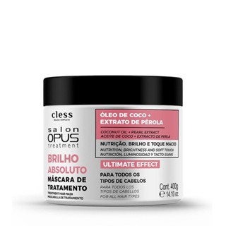 Salon Opus Máscara de Tratamento  Brilho Absoluto 400g em Oferta na Shopee