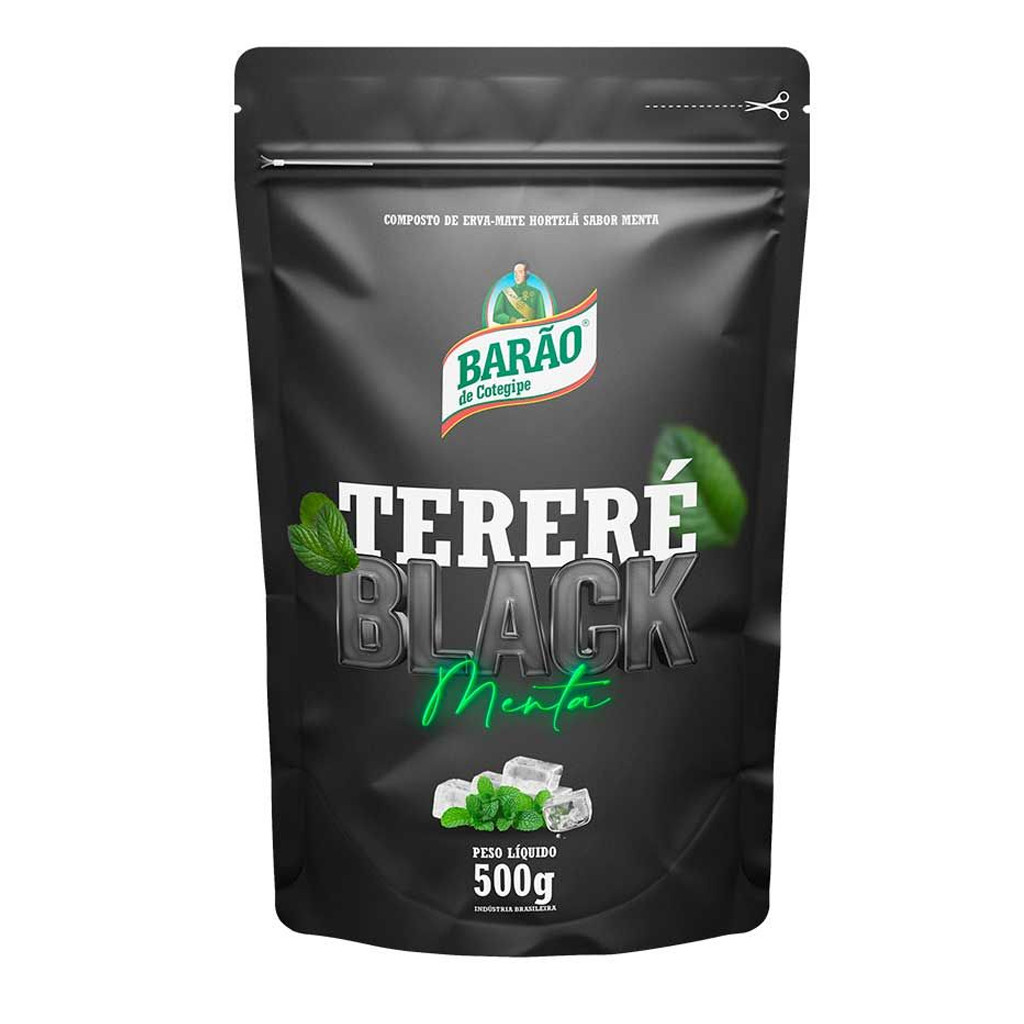 Erva mate Barão - Tereré Menta Black 500g