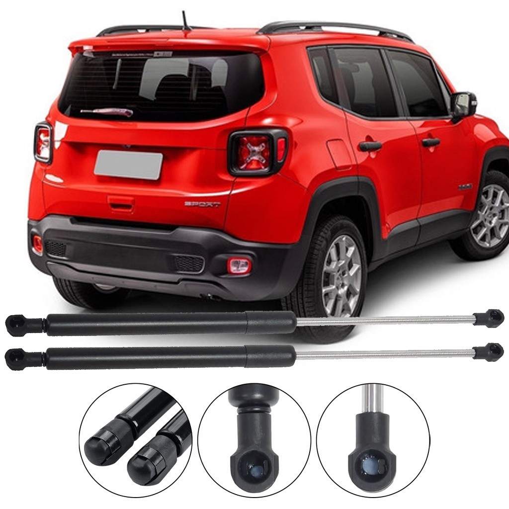 Par de Amortecedor da Tampa do Porta Malas Traseiro Jeep Renegade 2015 até 2021