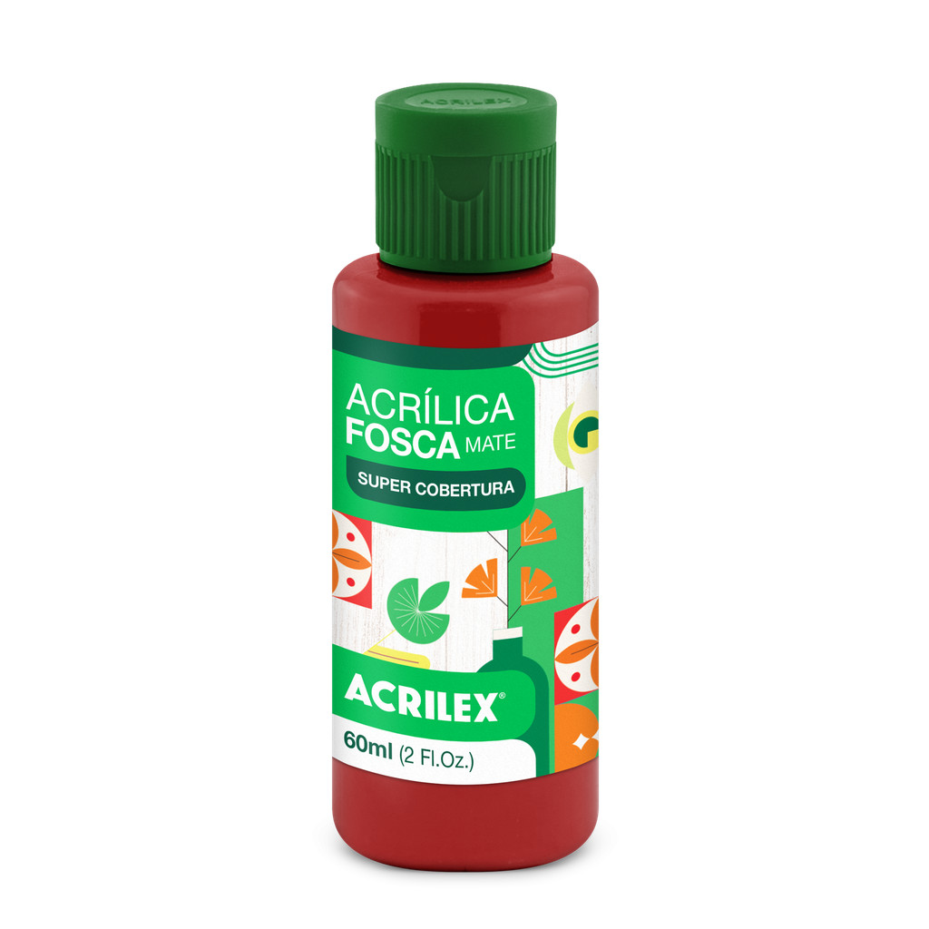 Tinta Acrílica Fosca 60ml Acrilex Artesanato – Escolha Cor