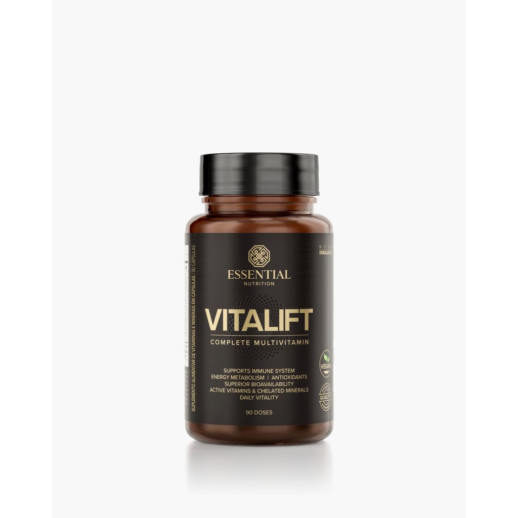 ESSENTIAL VITALIFT 90 CAPS - MULTIVITAMÍNICO EM CÁPSULAS