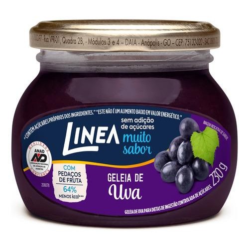 Geleia Diet Uva Linea 230G