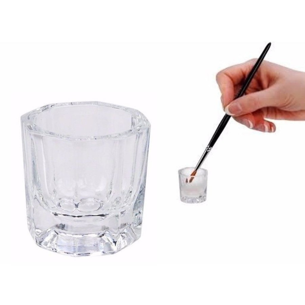 Copo Dappen Vidro Mistura Pó Liquido Monomer Autoclave Henna​