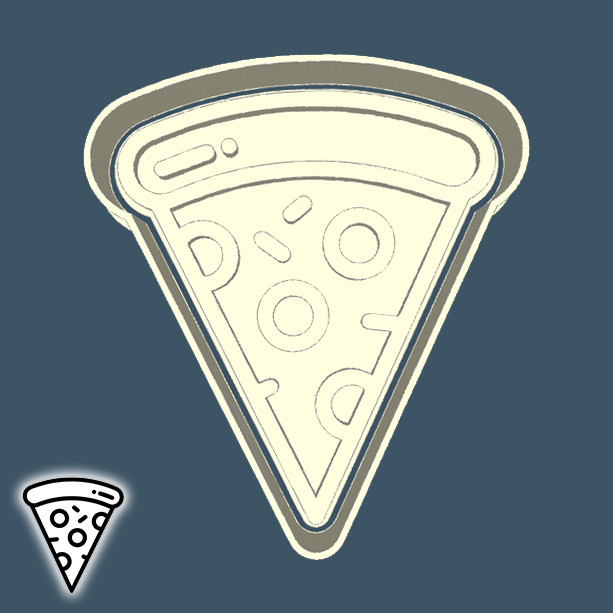 Cortador de Biscoito DE COMIDA E BEBIDA - PIZZA